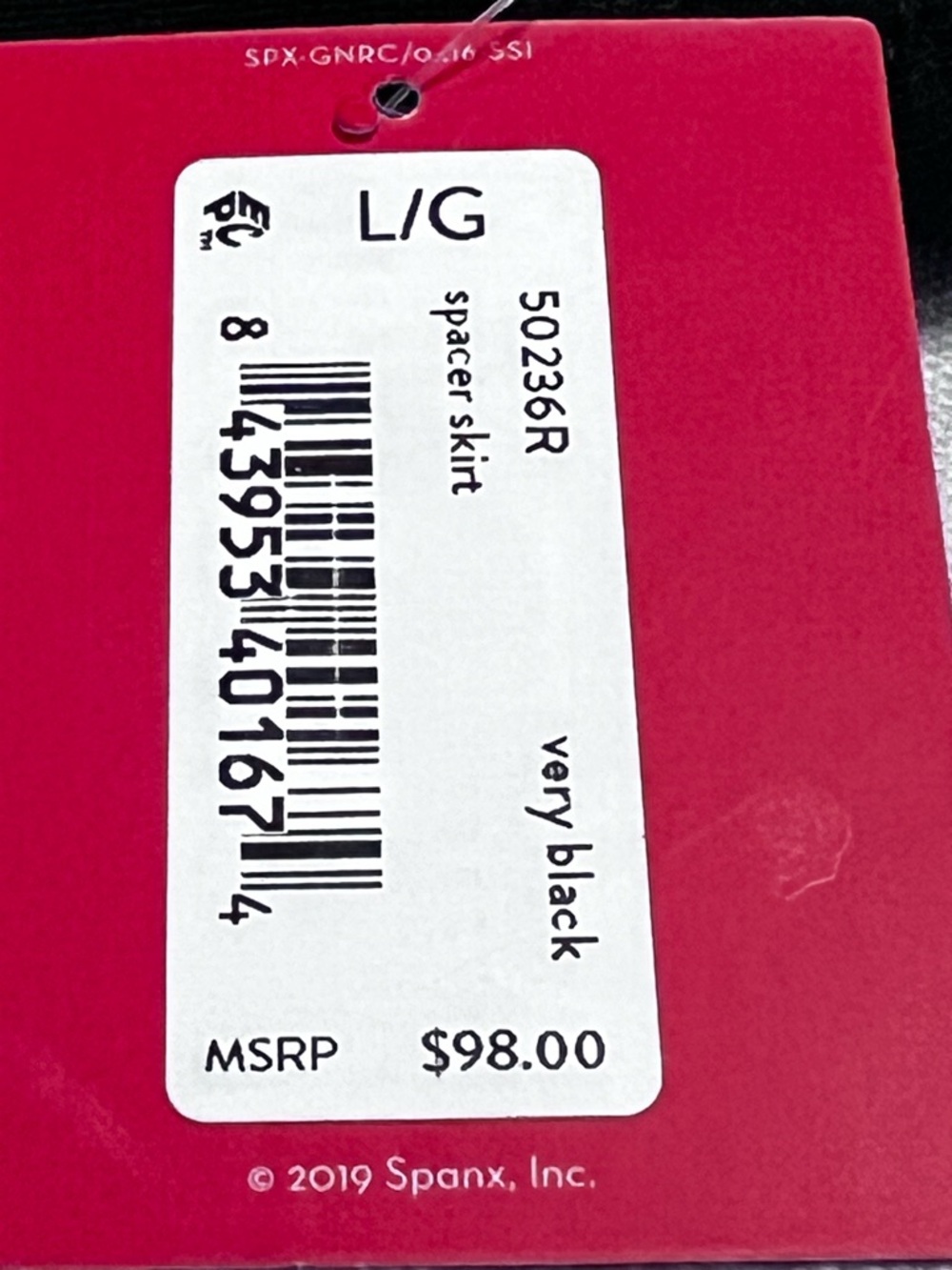 SPANX Black Pencil Skirt with Side Slits - Picture 2 of 3